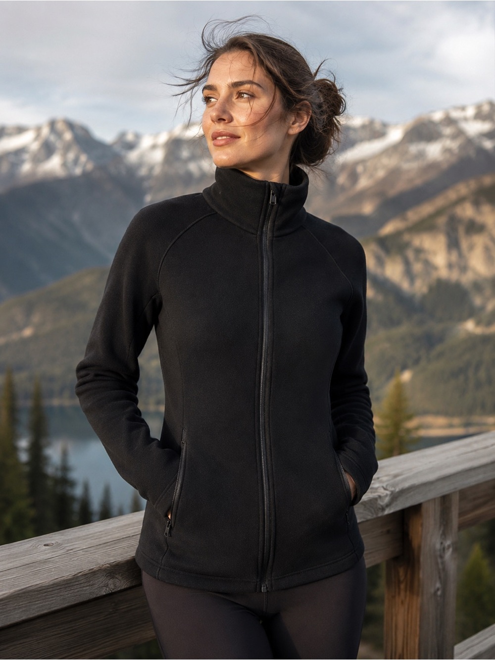 Icebreaker Elemental RealFleece 330 Merino Wool Full Zip Jacket Black XS - Picture 11 of 11
